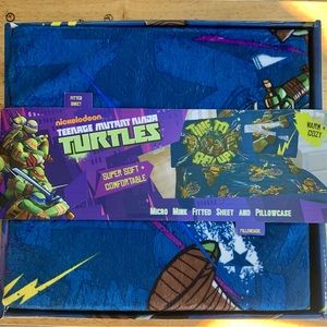 Teenage Mutant Ninja Turtle Fitted Sheet New